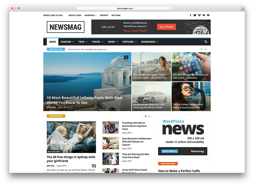 giao diện WordPress