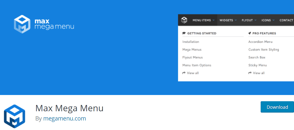 Plugin tạo menu